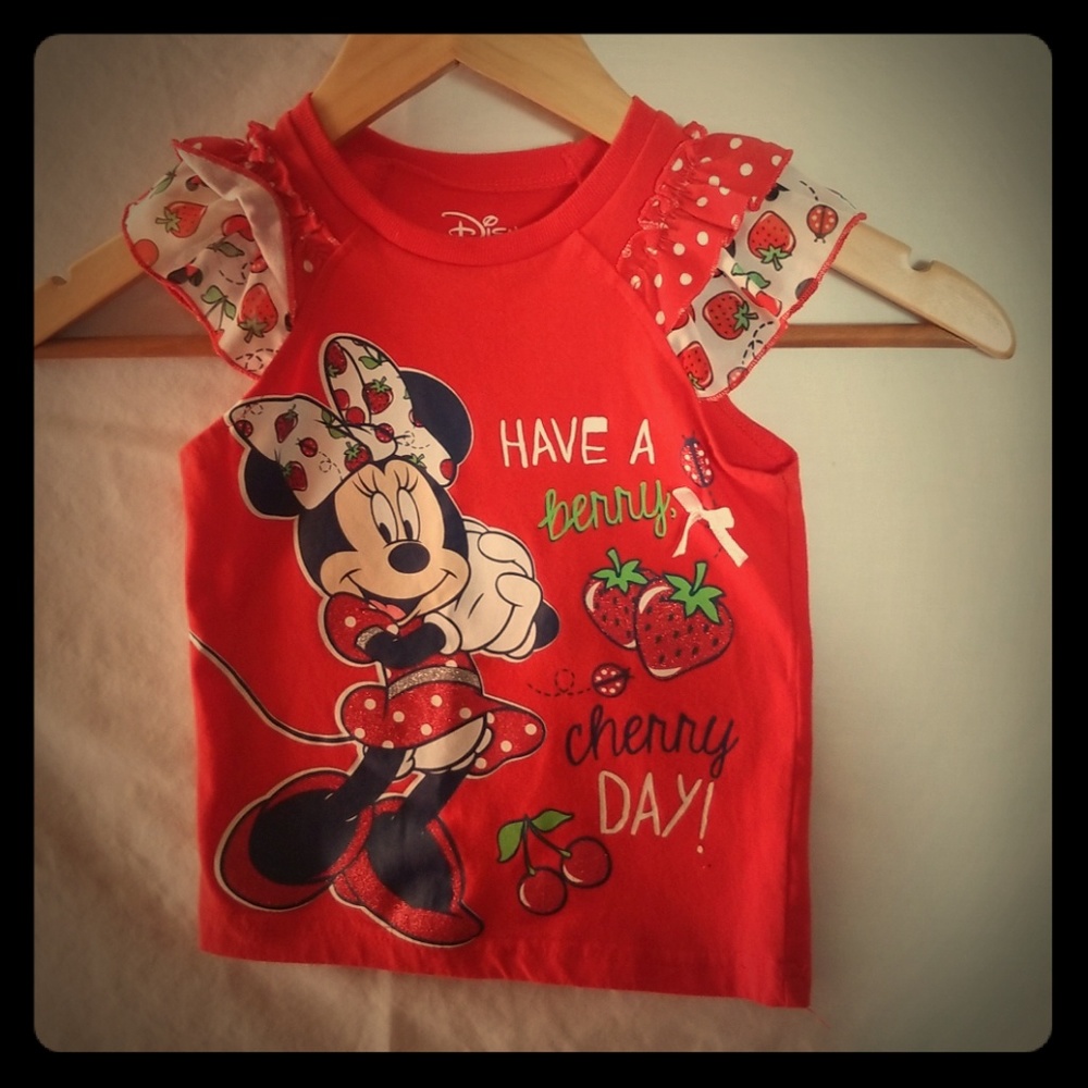 4t Minnie Mouse Disney short sleeve top